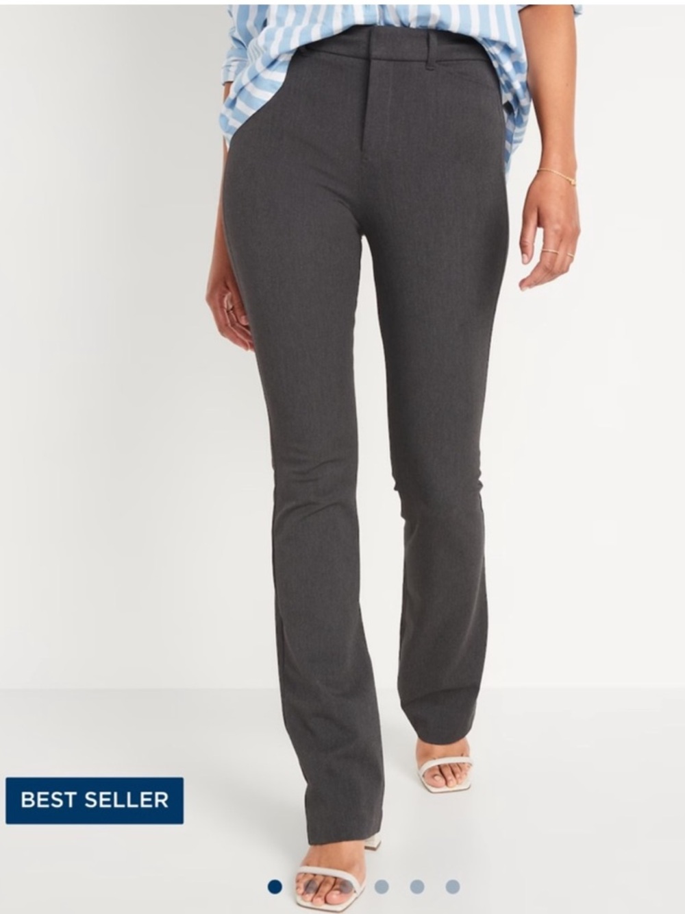 Old Navy Charcoal Slim Bootcut Pants